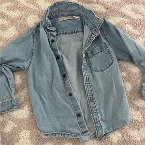 Zara Kids Light Blue Button Down Shirt